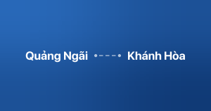 Xe ghép Quảng Ngãi Khánh Hòa