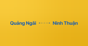 Xe ghép Quảng Ngãi Ninh Thuận