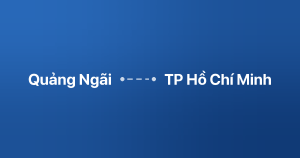 Xe ghép Quảng Ngãi TP Hồ Chí Minh
