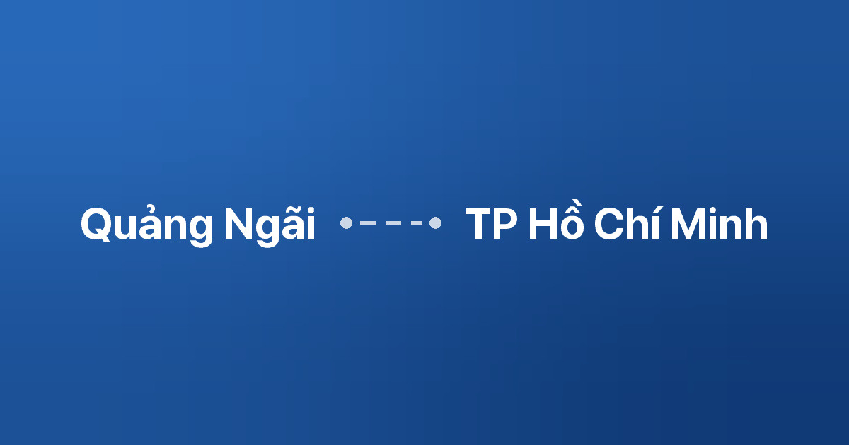 Xe ghép Quảng Ngãi TP Hồ Chí Minh 3 Xe ghép Quảng Ngãi TP Hồ Chí Minh