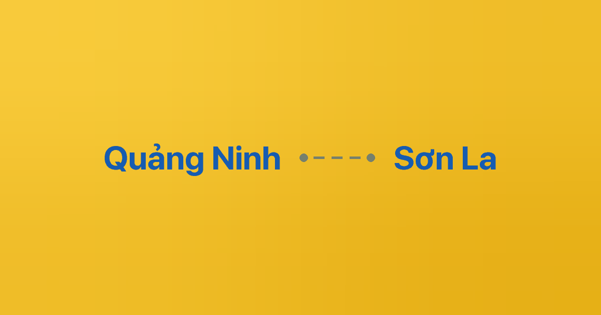 Xe ghép Quảng Ninh Sơn La