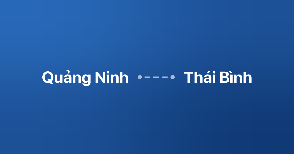 Xe ghép Quảng Ninh Thái Bình