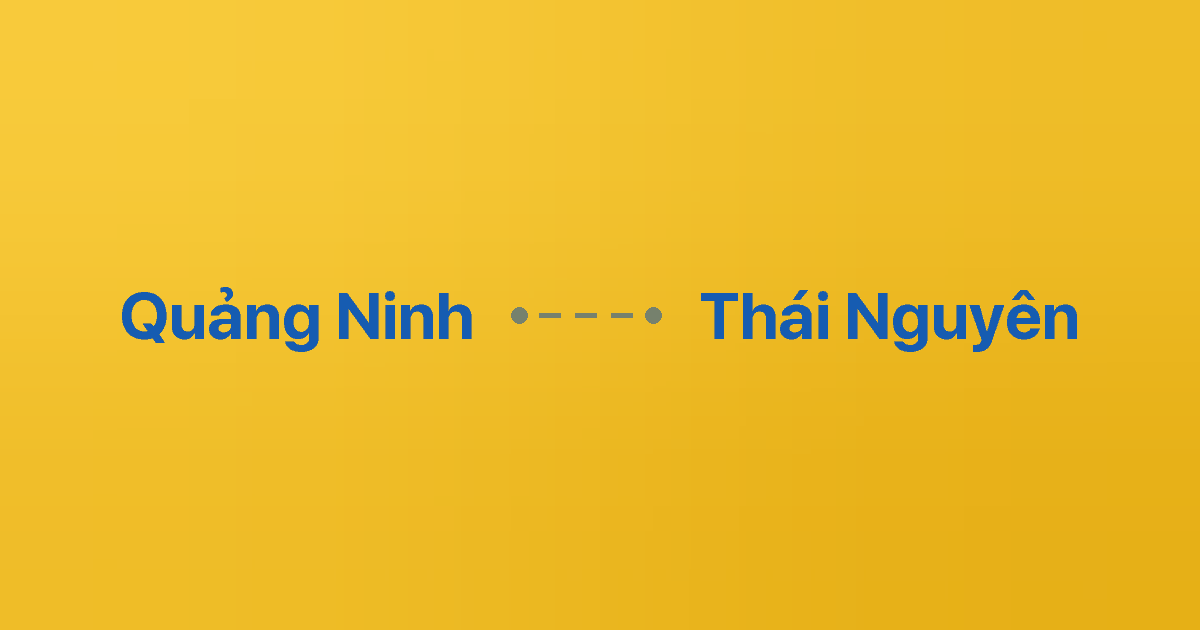 Xe ghép Quảng Ninh Thái Nguyên