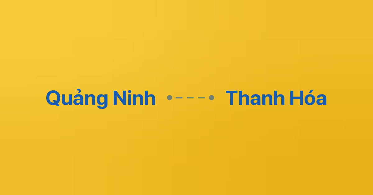 Xe ghép Quảng Ninh Thanh Hóa