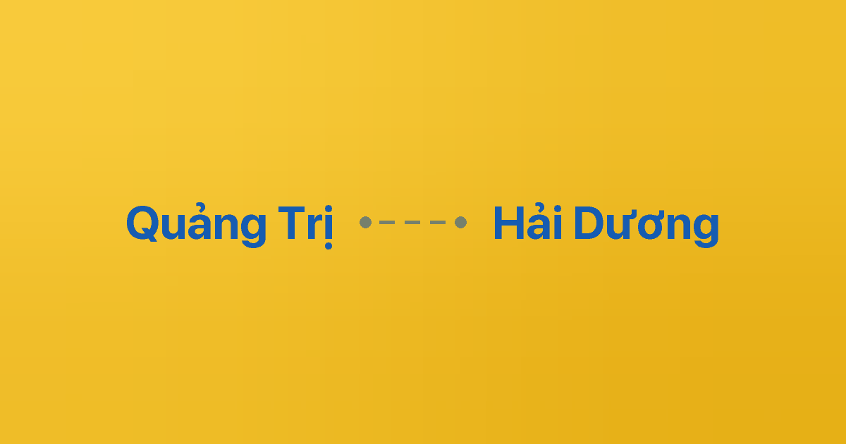 Xe ghép Quảng Trị Hải Dương