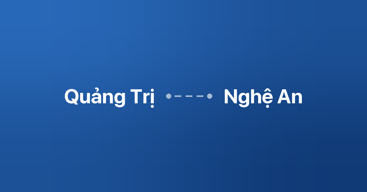 Xe ghép Quảng Trị Nghệ An
