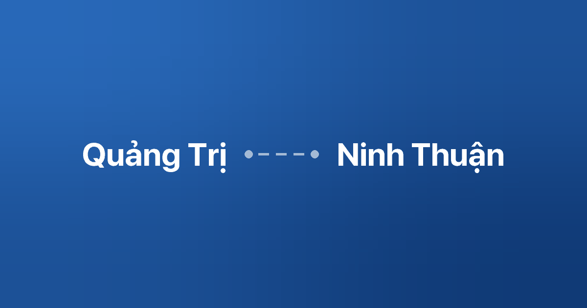Xe ghép Quảng Trị Ninh Thuận