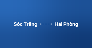 Xe ghép Sóc Trăng Hải Phòng