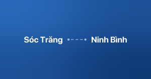 Xe ghép Sóc Trăng Ninh Bình