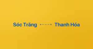 Xe ghép Sóc Trăng Thanh Hóa