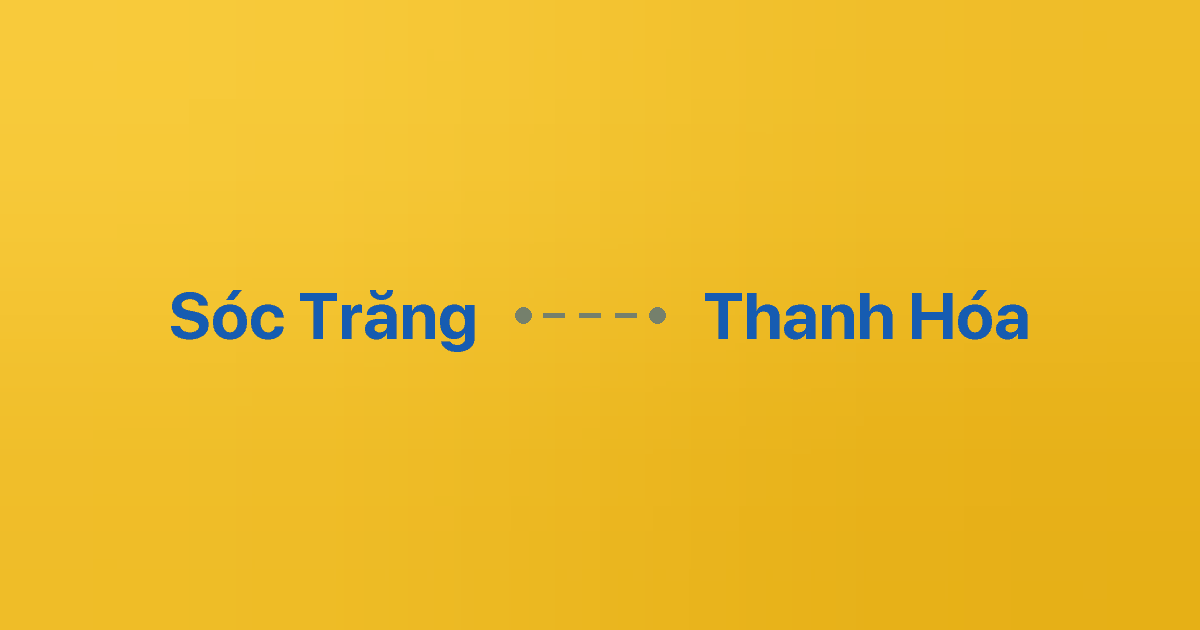 Xe ghép Sóc Trăng Thanh Hóa 5 Xe ghép Sóc Trăng Thanh Hóa