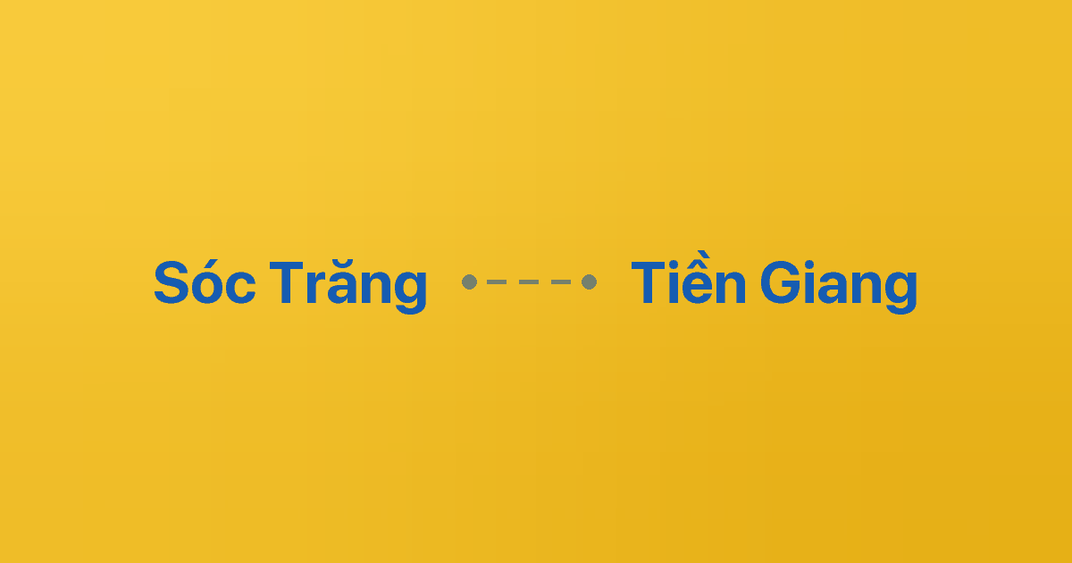 Xe ghép Sóc Trăng Tiền Giang