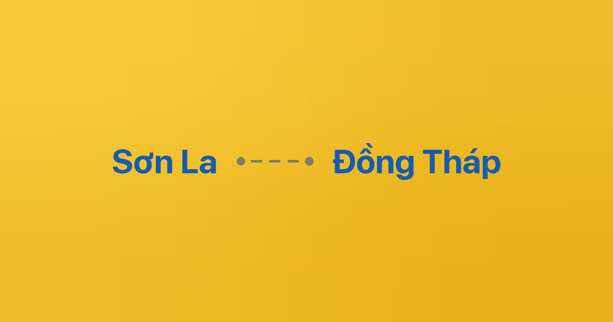 Xe ghép Sơn La Đồng Tháp