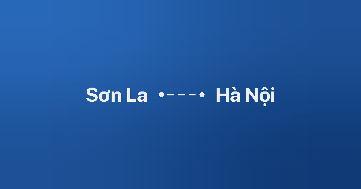 Xe ghép Sơn La Hà Nội