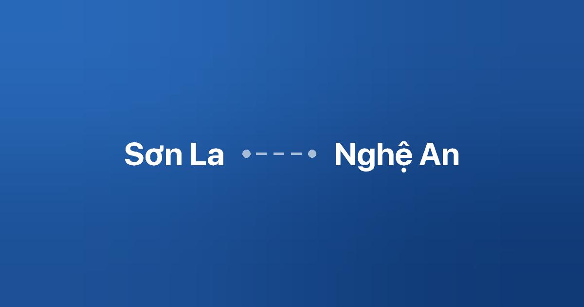 Xe ghép Sơn La Nghệ An