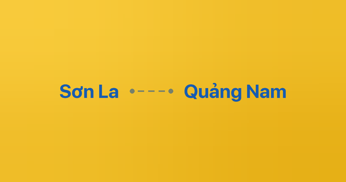 Xe ghép Sơn La Quảng Nam