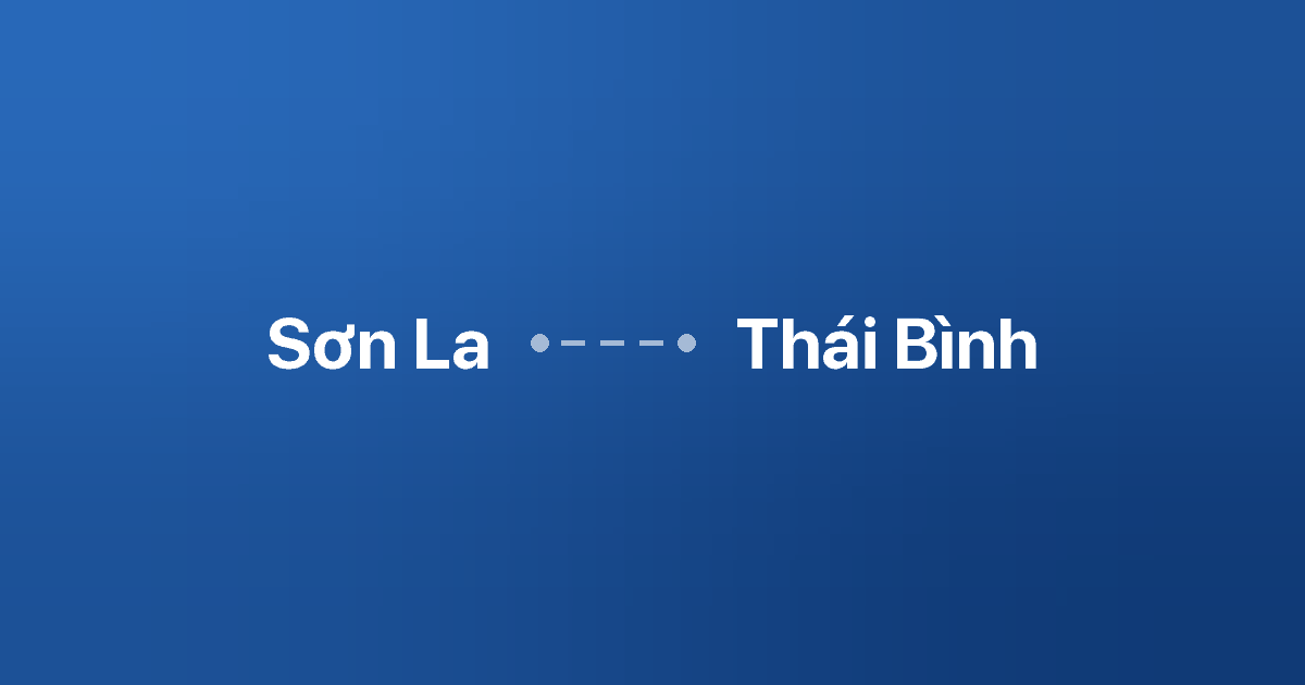 Xe ghép Sơn La Thái Bình