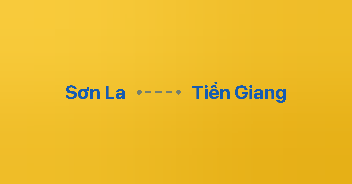 Xe ghép Sơn La Tiền Giang
