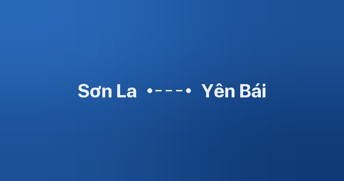 Xe ghép Sơn La Yên Bái