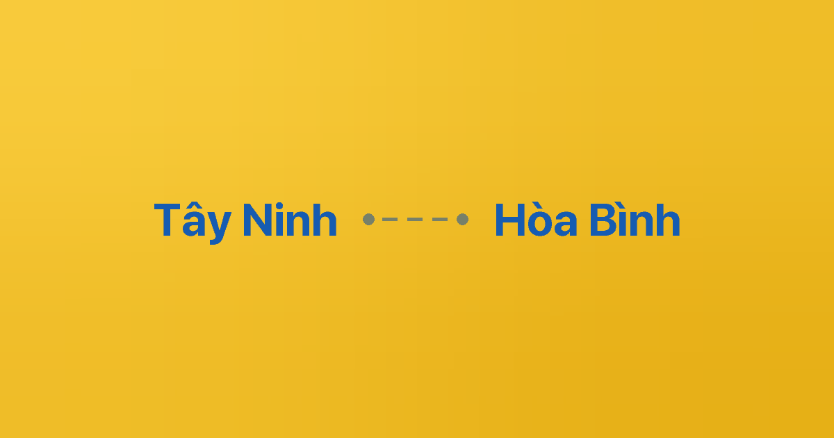 Xe ghép Tây Ninh Hòa Bình 4 Xe ghép Tây Ninh Hòa Bình