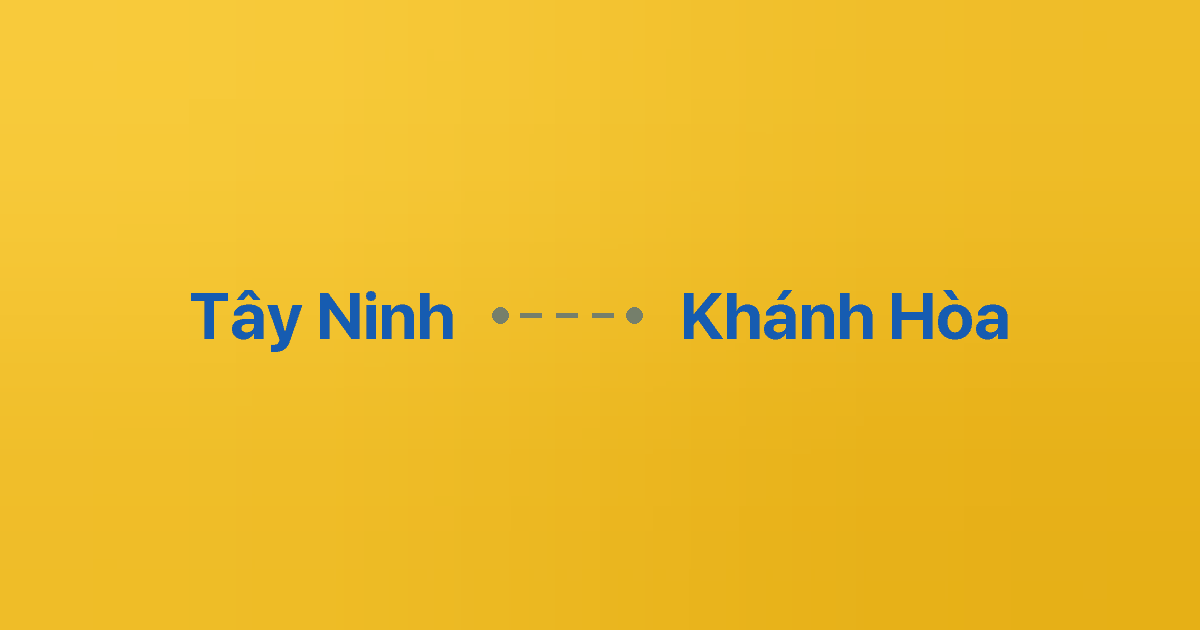 Xe ghép Tây Ninh Khánh Hòa