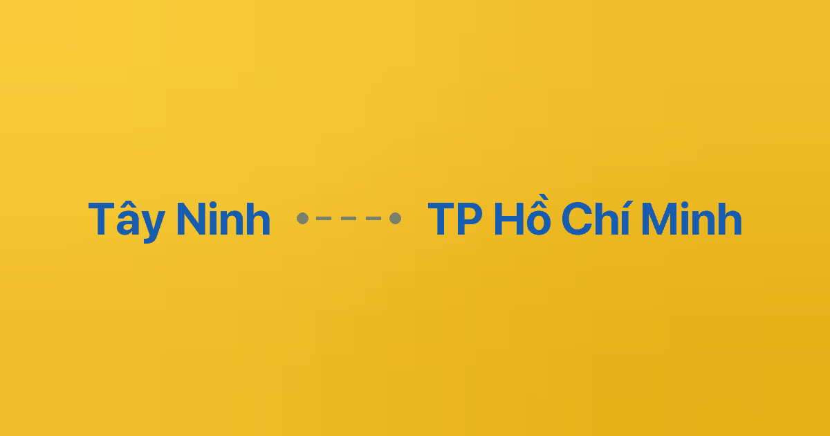 Xe ghép Tây Ninh TP Hồ Chí Minh