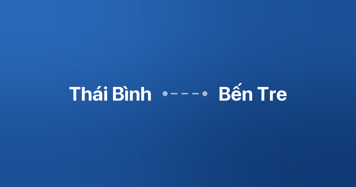 Xe ghép Thái Bình Bến Tre