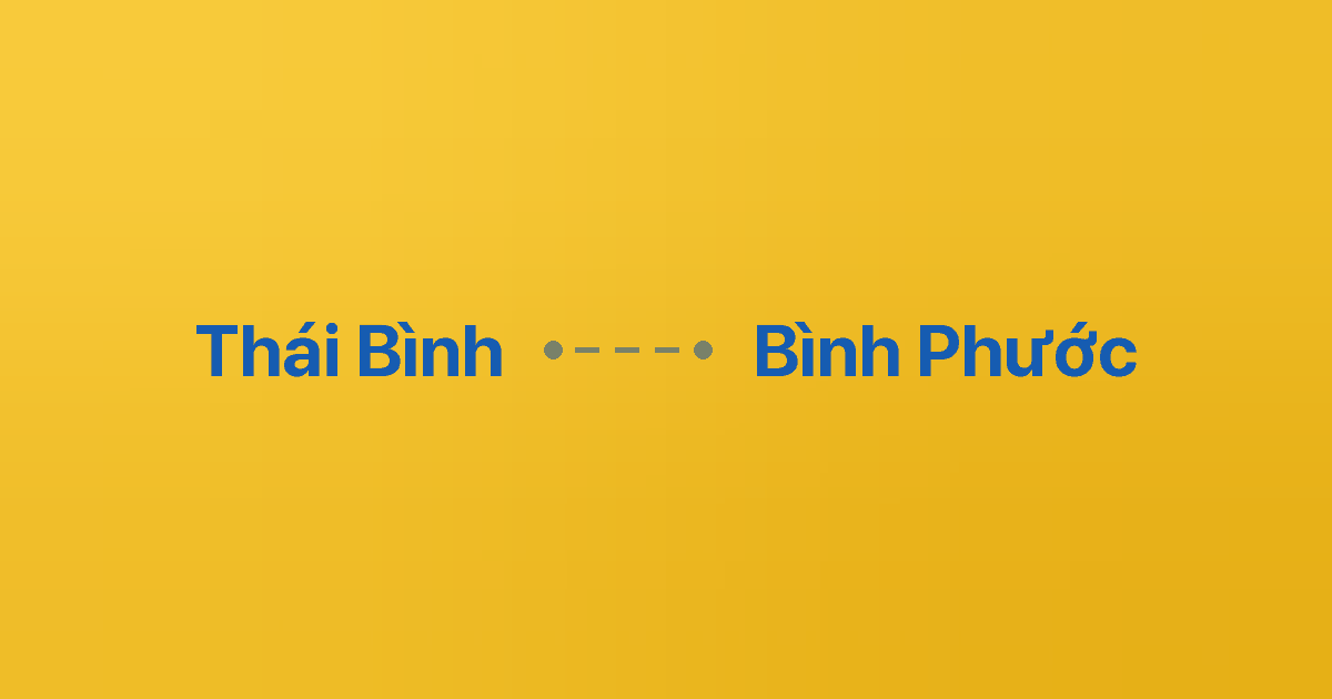 Xe ghép Thái Bình Bình Phước