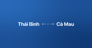 Xe ghép Thái Bình Cà Mau