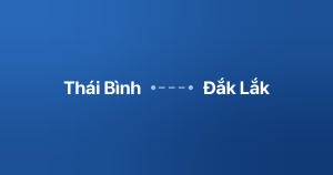 Xe ghép Thái Bình Đắk Lắk