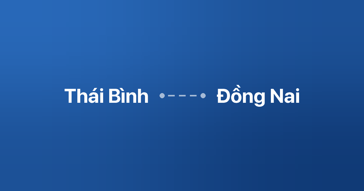 Xe ghép Thái Bình Đồng Nai