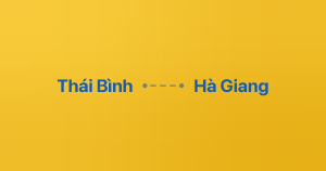 Xe ghép Thái Bình Hà Giang