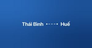Xe ghép Thái Bình Huế