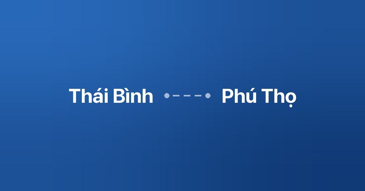 Xe ghép Thái Bình Phú Thọ