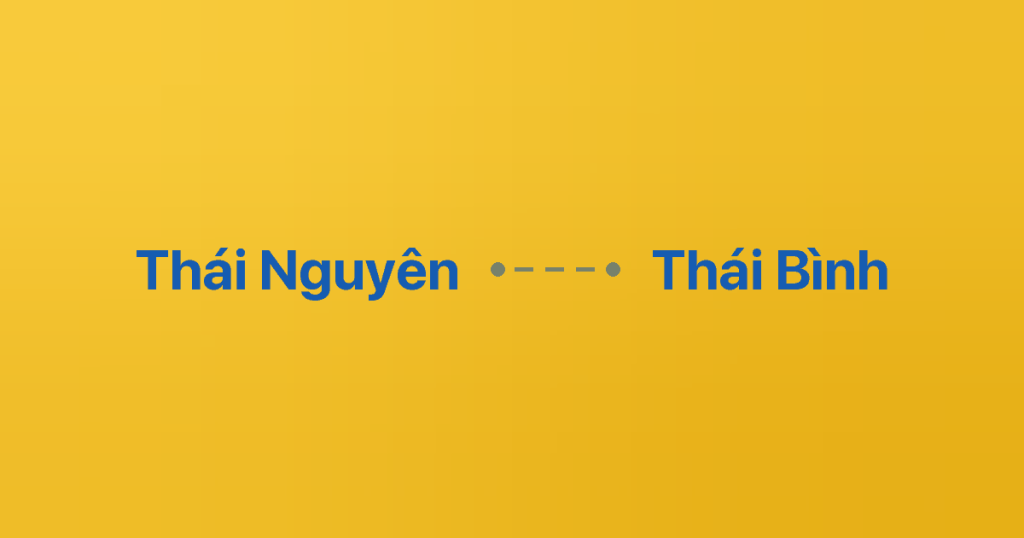 Xe ghép Thái Nguyên Thái Bình