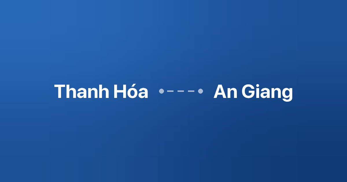 Xe ghép Thanh Hóa An Giang