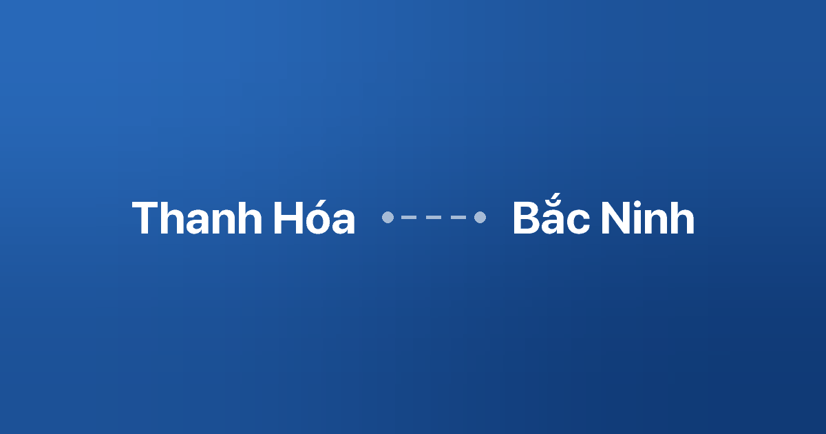 Xe ghép Thanh Hóa Bắc Ninh