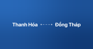 Xe ghép Thanh Hóa Đồng Tháp