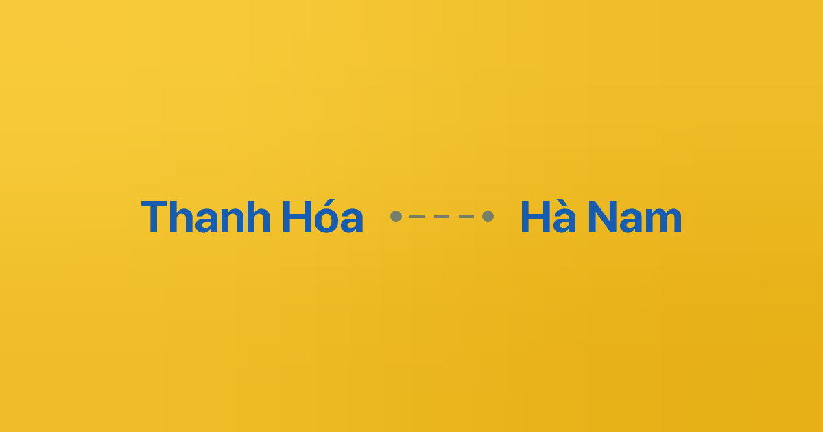 Xe ghép Thanh Hóa Hà Nam