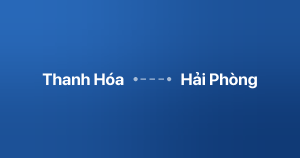 Xe ghép Thanh Hóa Hải Phòng