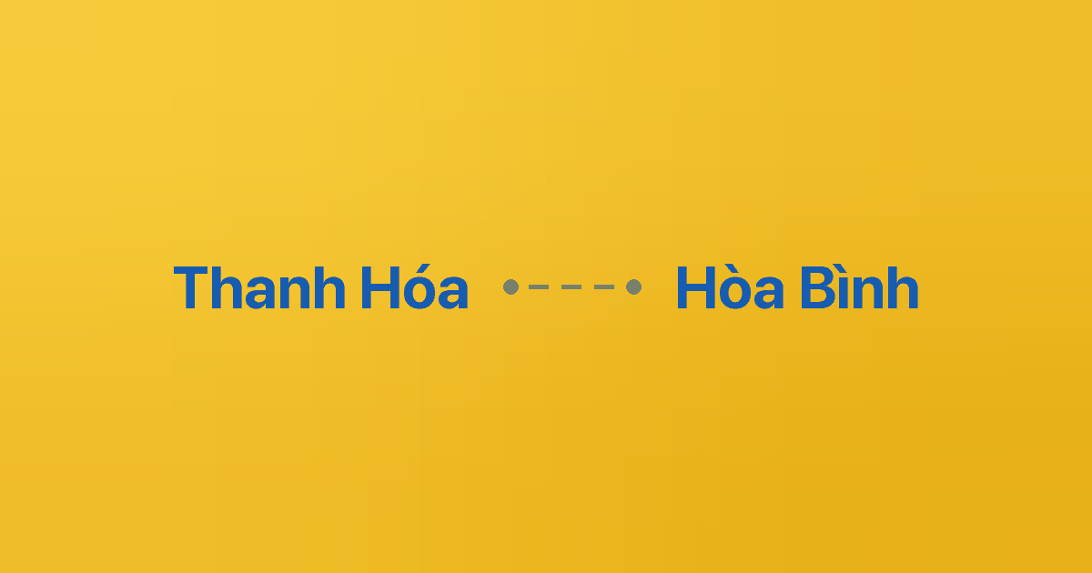 Xe ghép Thanh Hóa Hòa Bình