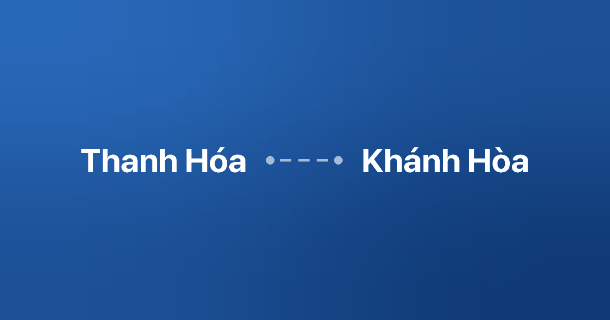 Xe ghép Thanh Hóa Khánh Hòa
