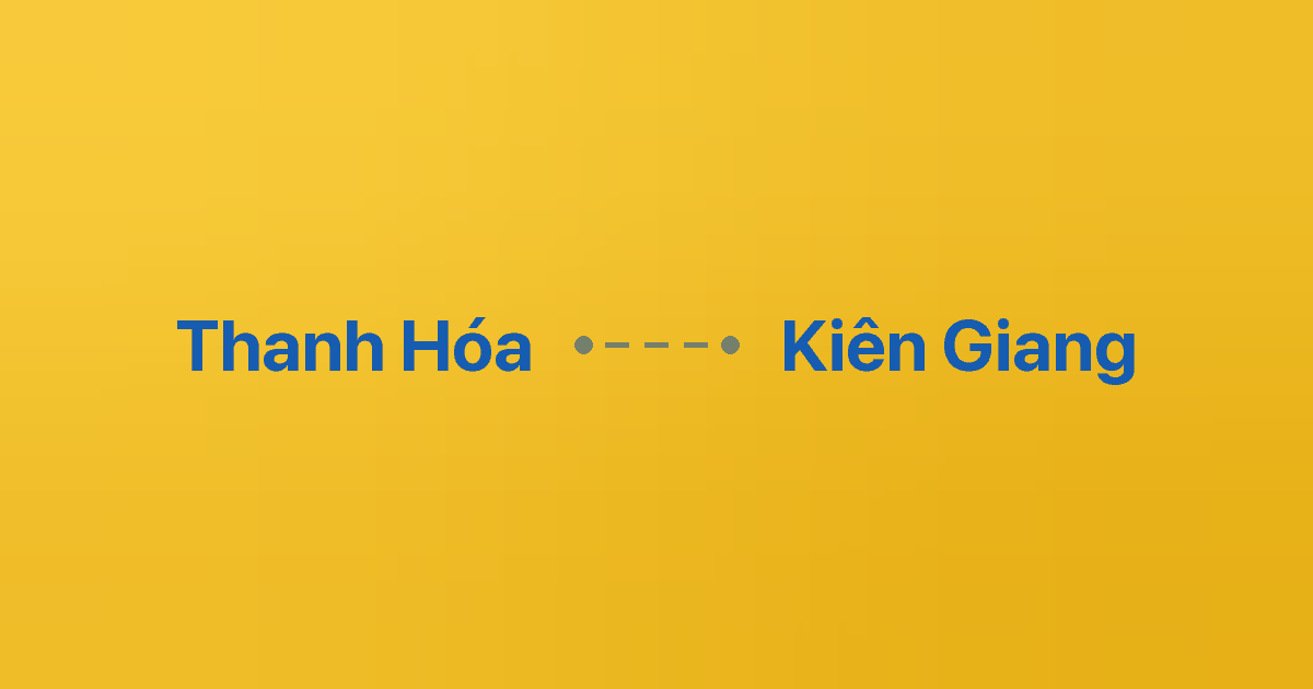 Xe ghép Thanh Hóa Kiên Giang