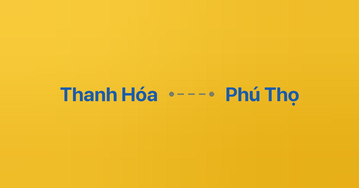Xe ghép Thanh Hóa Phú Thọ