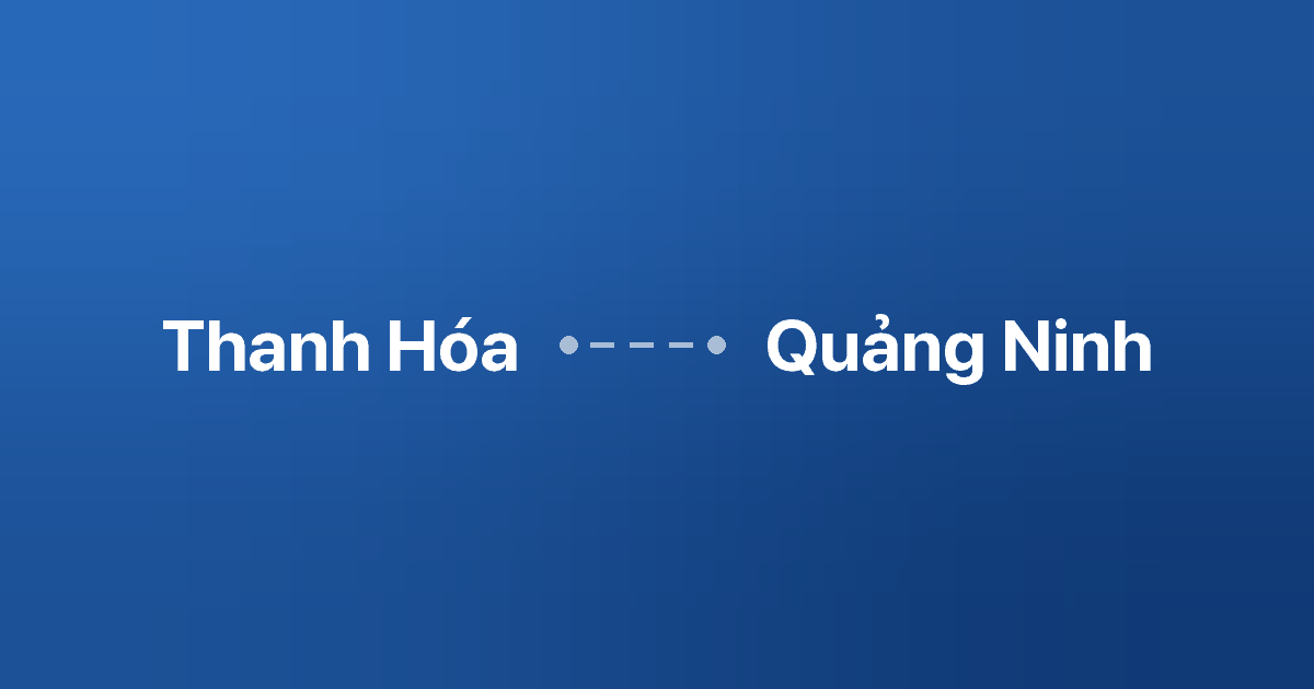 Xe ghép Thanh Hóa Quảng Ninh