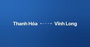 Xe ghép Thanh Hóa Vĩnh Long