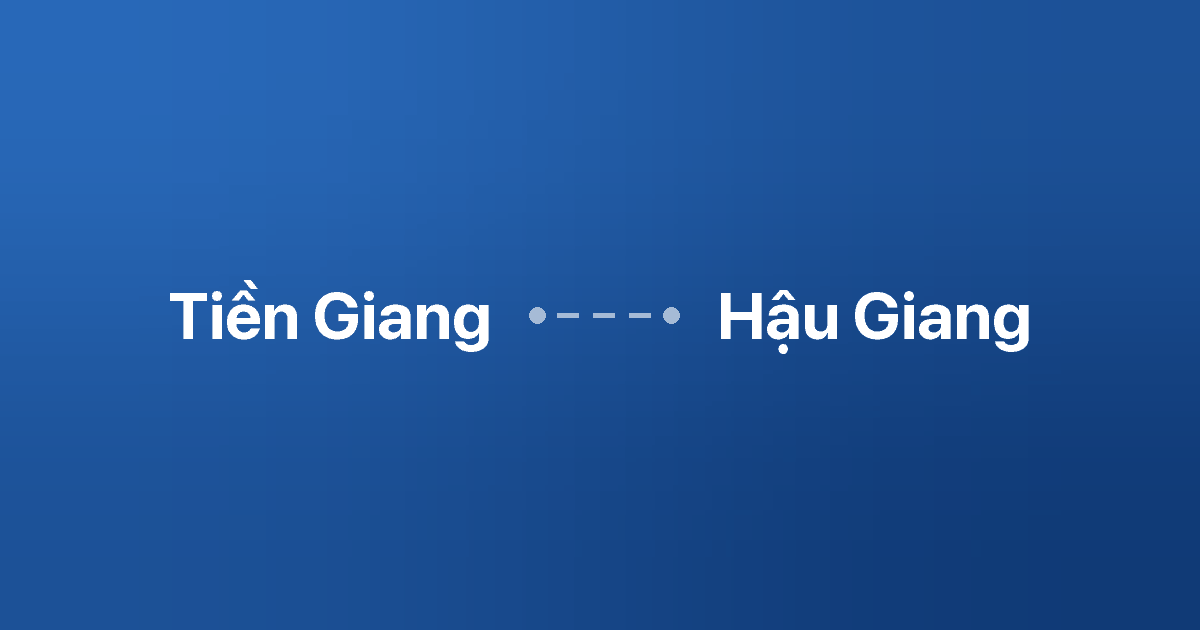 Xe ghép Tiền Giang Hậu Giang