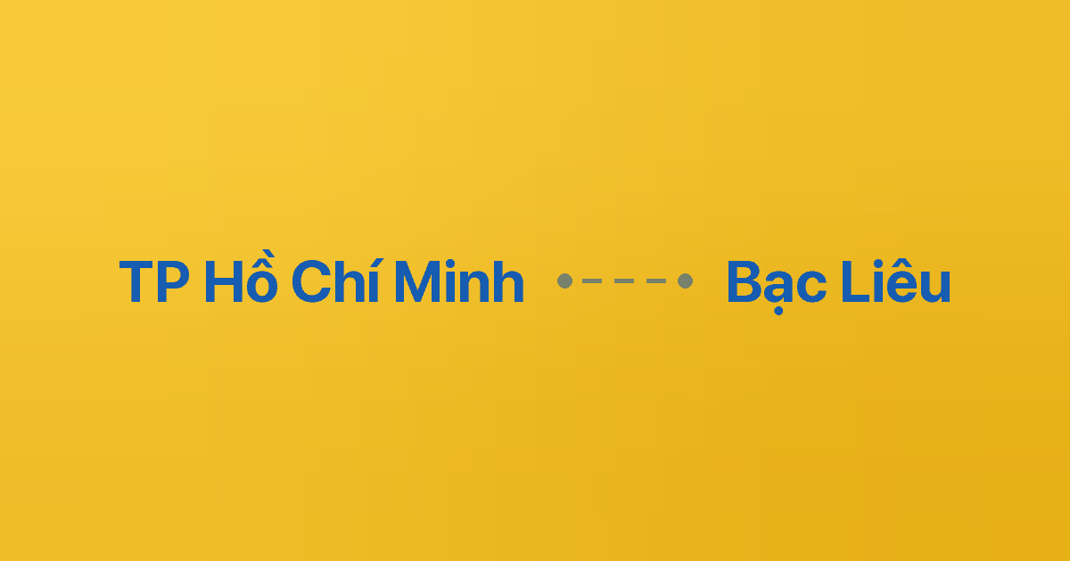 Xe ghép TP Hồ Chí Minh Bạc Liêu 6 Xe ghép TP Hồ Chí Minh Bạc Liêu