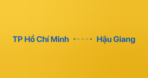 Xe ghép TP Hồ Chí Minh Hậu Giang