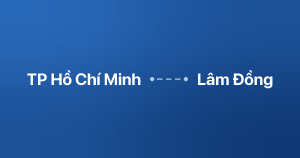 Xe ghép TP Hồ Chí Minh Lâm Đồng